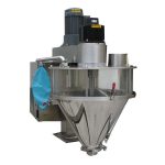 Vijzelvuller voor poedermateriaal