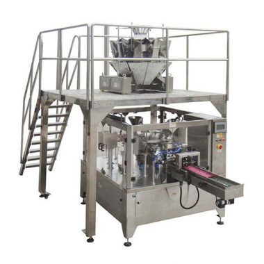 automatische roterende de ritszak van de voedselverpakkingsmachine