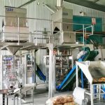 Twee eenheden Millet automatische verpakkingsmachine voltooien de installatie en debugging in de fabriek van onze klant