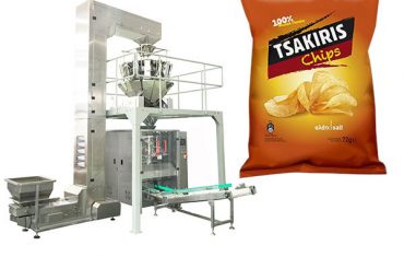 Automatische chips snack voedsel verpakkingsmachine