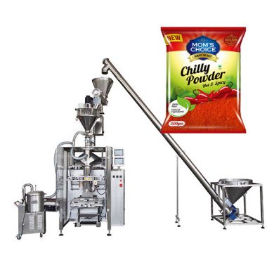 vffs bagger verpakkingsmachine met vijzelvuller voor paprikapoeder en chilipoeder