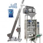 VFFS verpakkingsmachine voor ijsblokjes met twee emmers lineaire weegmachine