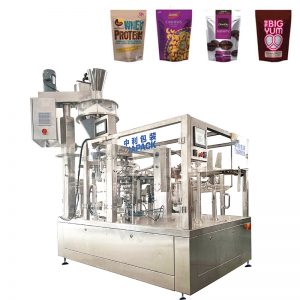 100g-2000g poeder automatische pre-en-klare zak vullen sluitverpakkingsmachine;
